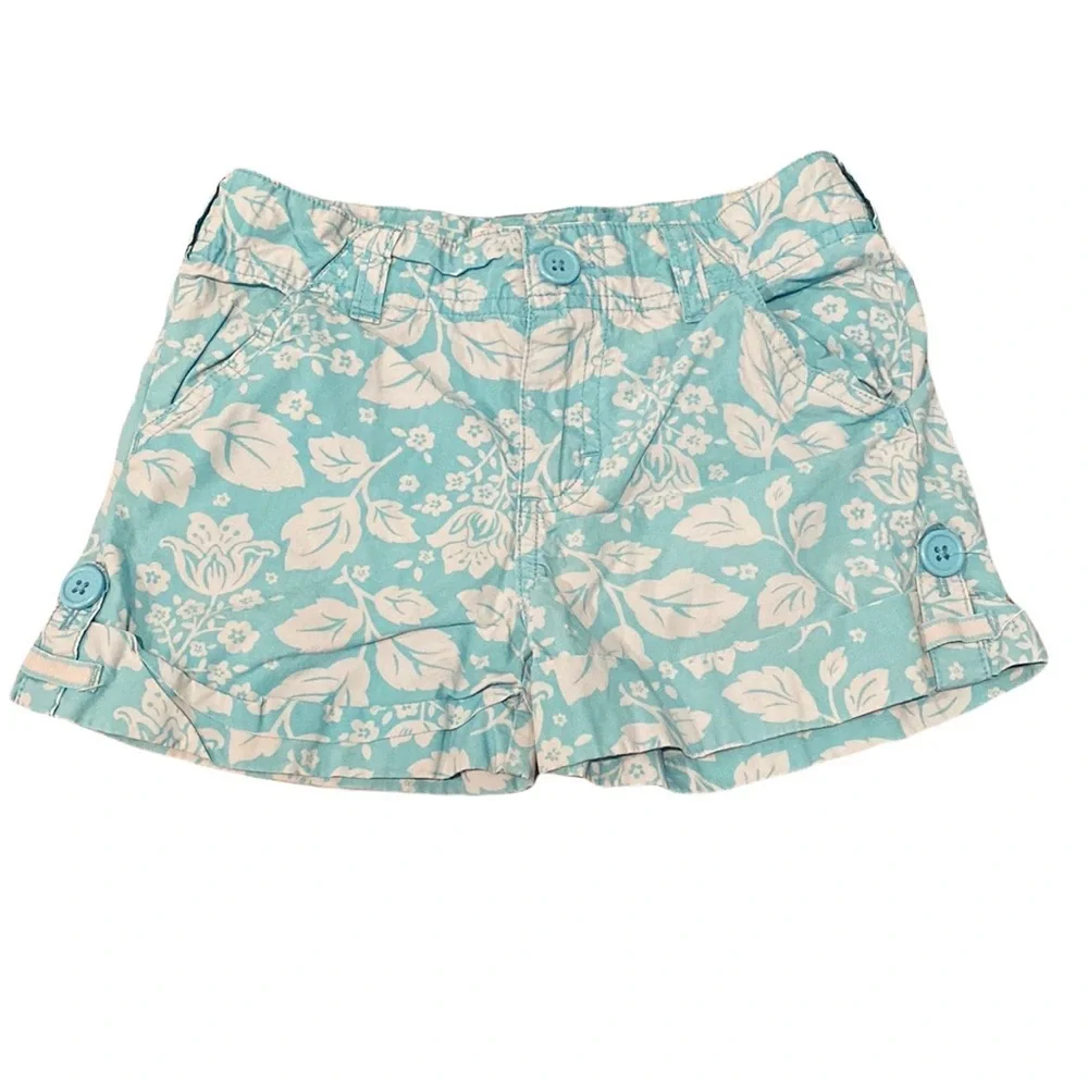 Osh Kosh Girls Blue Cotton Shorts